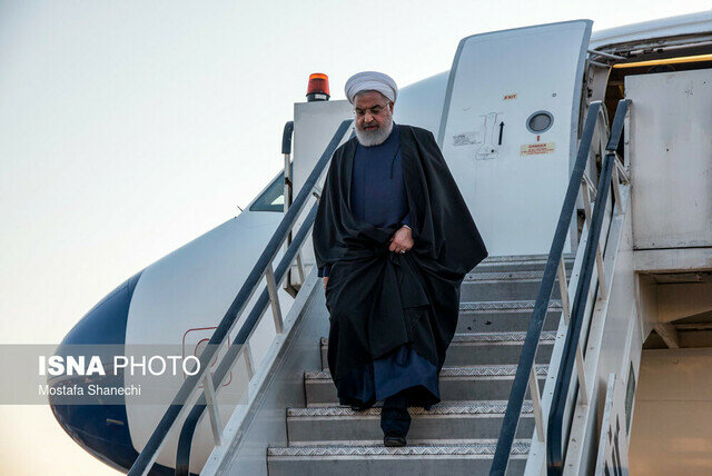 رییس‌جمهور وارد خوزستان شد