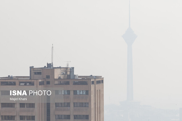 نم نم باران افاقه نکرد/ هوای تهران همچنان در وضعیت قرمز